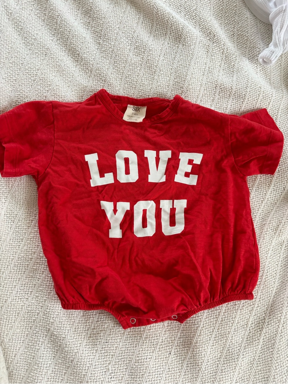 Siix Spearment Love Bubble Romper Valentine’s Day Outfit
